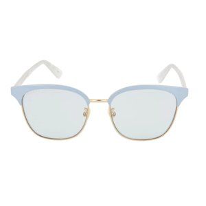 Gucci Round Blue & White Sunglasses